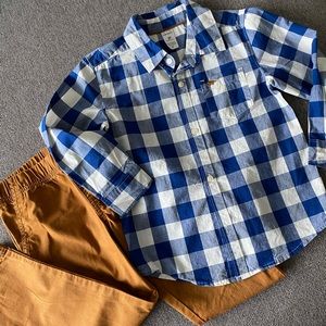 Boys Dress Shirt & Pant Set